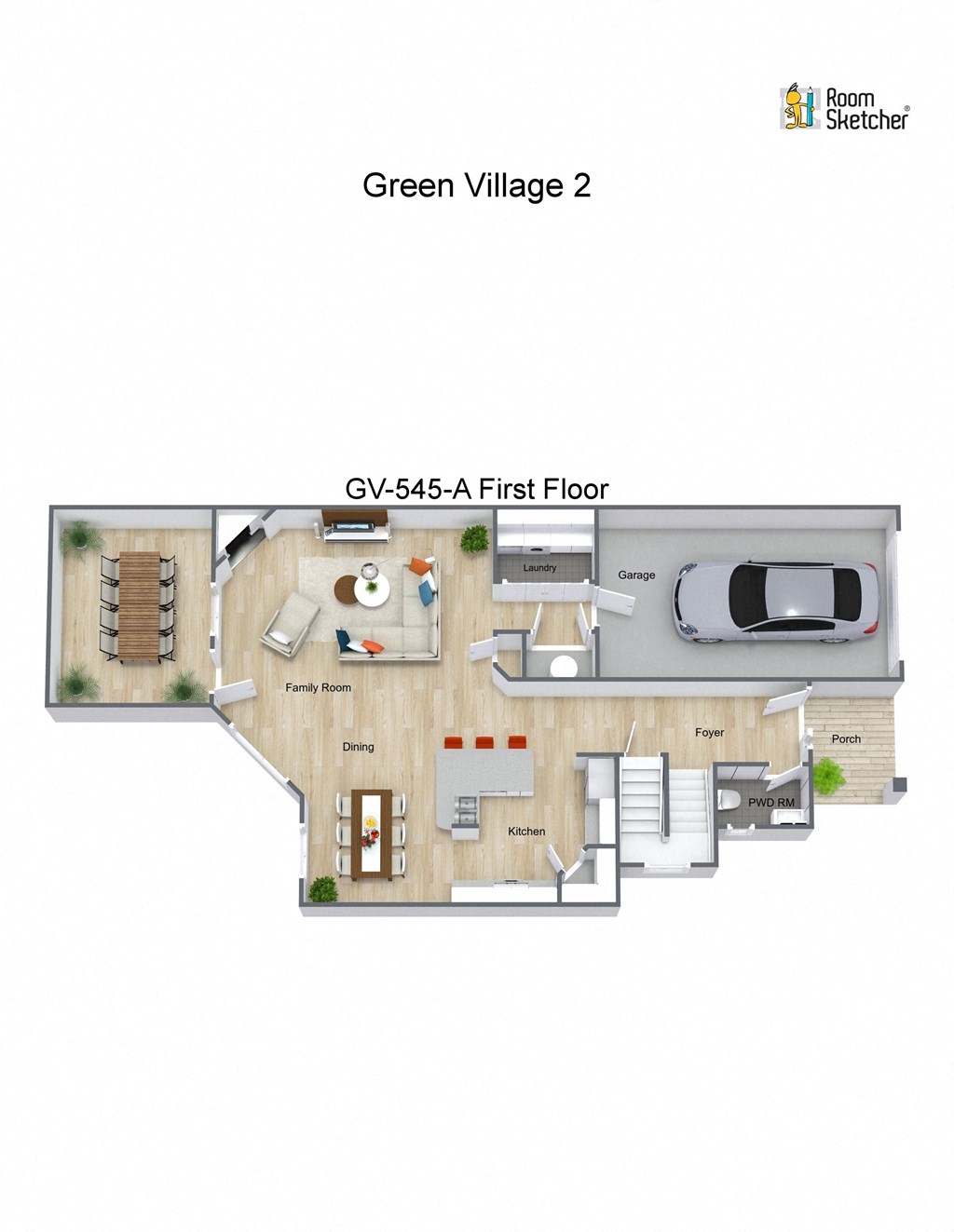 a floor plan of green village 2