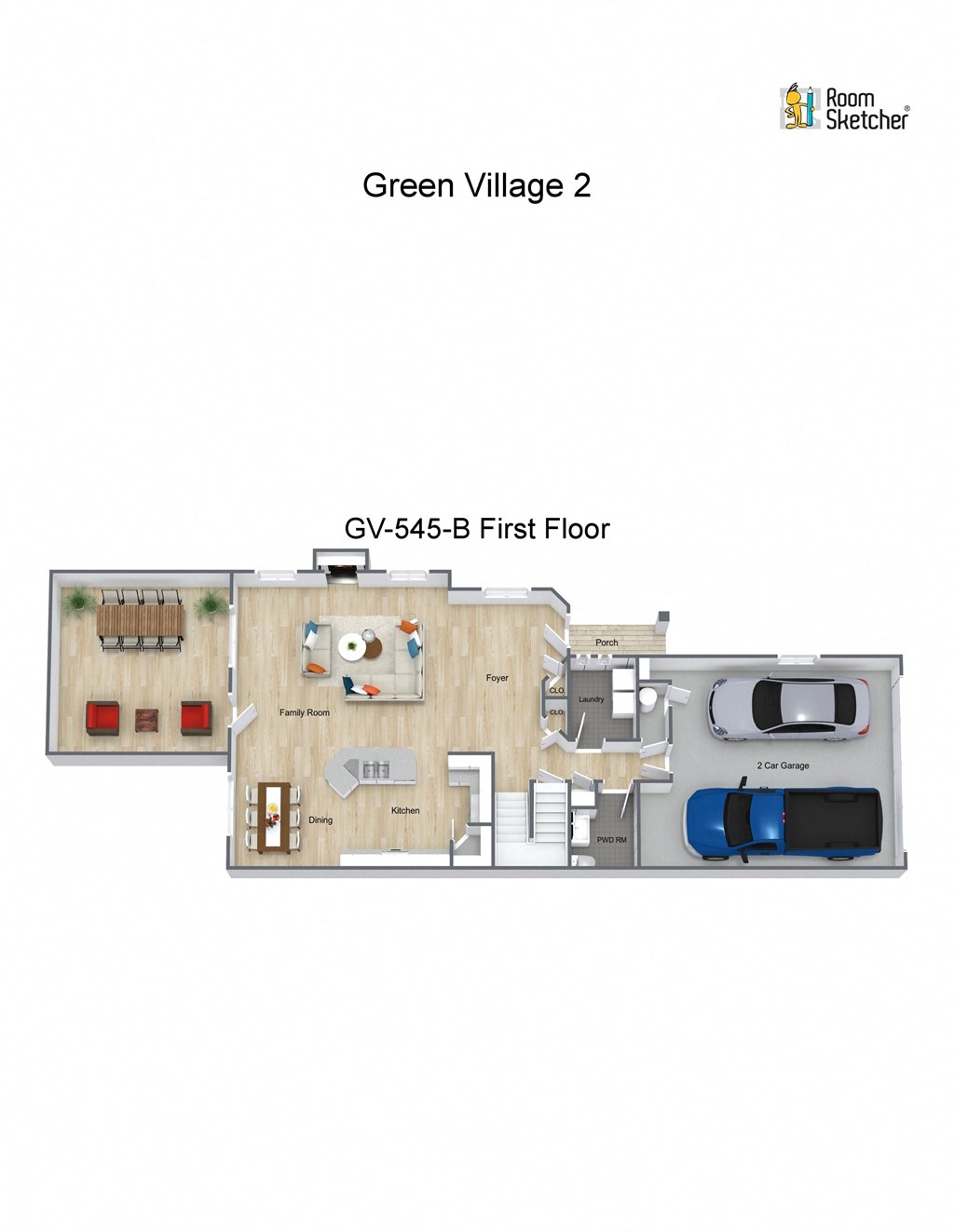 a floor plan of green village 2