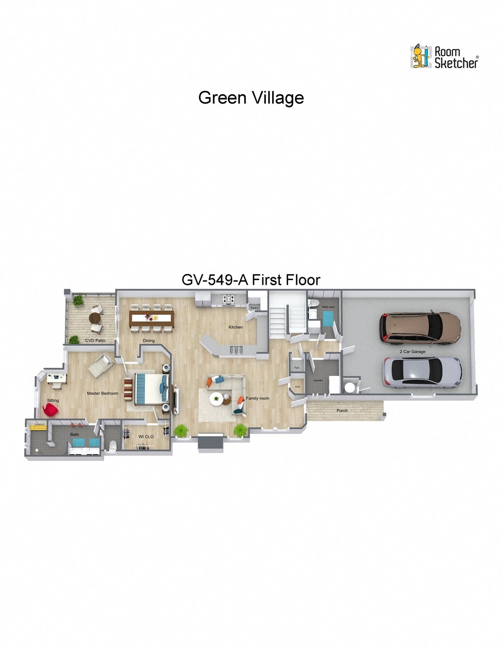 a floor plan apartments a first floor