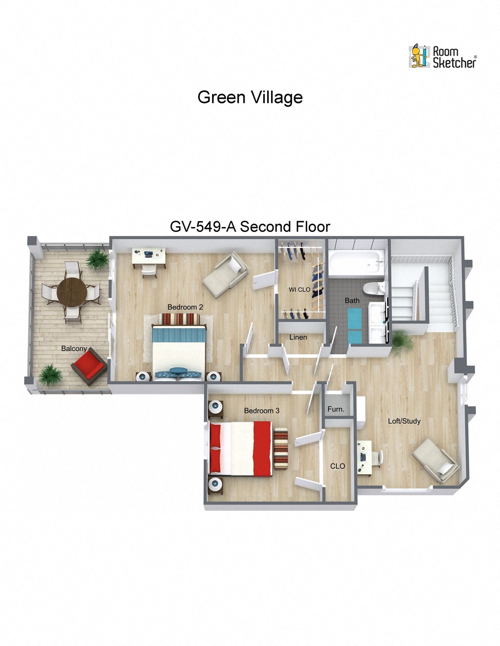 a typical floor plan of a green villa