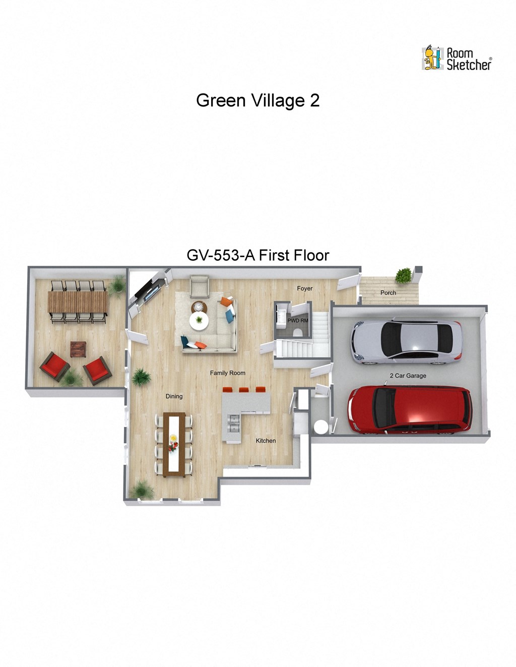 a floor plan of green village 2