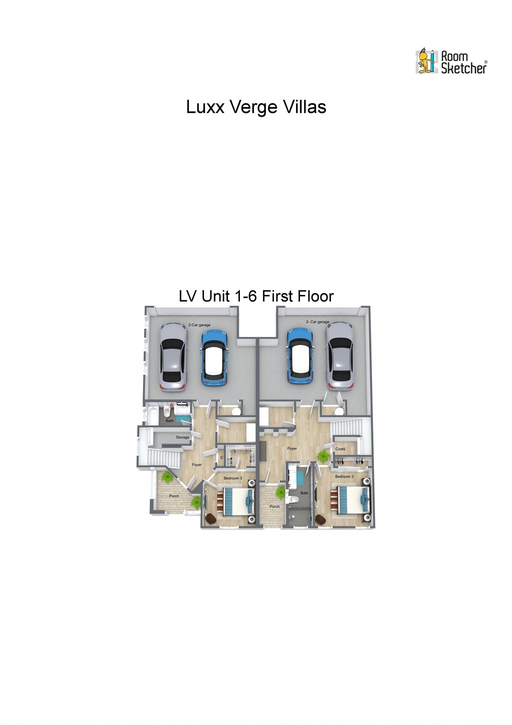 a floor plan of the lux vue villas unit 1g first floor