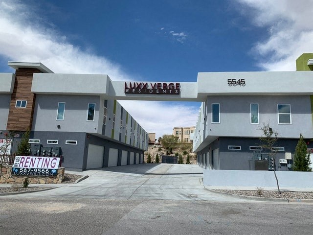 a building with a sign that reads resorts