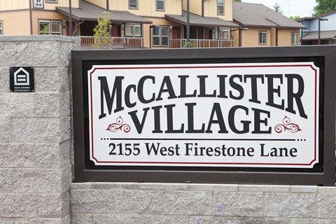 a sign on the side of a building