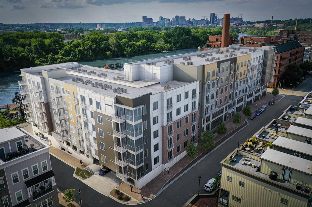 Drone View at East 51 At Rocketts Landing, Richmond, VA