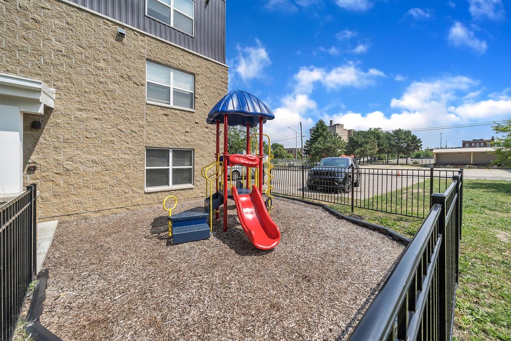 our apartments have a playground for your kids to play