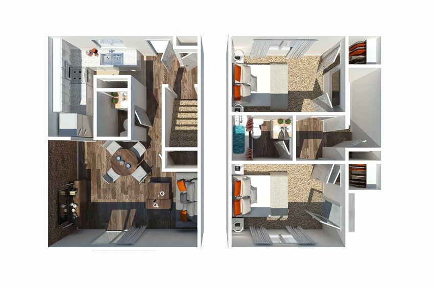 2 Bedrooms, 1.5 Bathrooms
