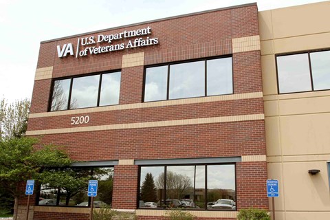 The building houses the U.S. Department of Veterans Affairs.