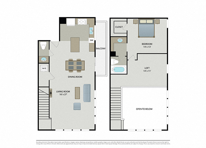Westwood – Loft w/Den
