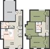 Three Bedroom - 1.5 Bath Townhome