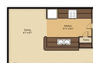 2 Bed 2 Bath