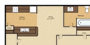 3 Bed 2 Bath