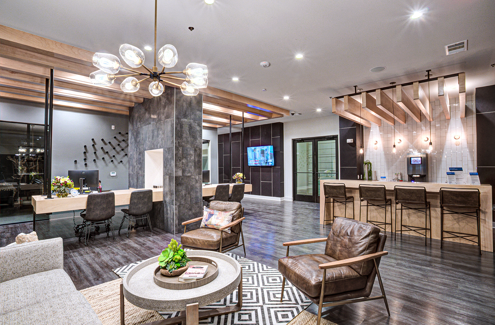 The Bowery at Southside lobby