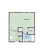 1421 Shucker Circle Suite 1112 Studio-2 Beds Apartment for Rent - Photo Gallery 25