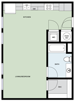 1421 Shucker Circle Suite 1112 Studio-2 Beds Apartment for Rent - Photo Gallery 20