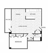 1 Bedroom, 1 Bath 986 SF A14R 1 Bedroom, 1 Bath 986 SF A14R at Crystal Square, Arlington, VA, 22202