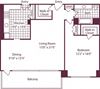 1 Bedroom, 1 Bath 946 SF A9 1 Bedroom, 1 Bath 946 SF A9 at Crystal Square, Arlington, 22202