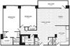 2 Bedroom, 2 Bath 1313 SF B1 2 Bedroom, 2 Bath 1313 SF B1 at Crystal Square, Arlington, 22202