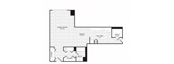 Studio, 1 Bath 735 SF E6 at Crystal Square, Virginia