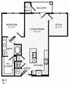 1 Bed, 1 Bath - B1 Modern 1 Bedroom Woodbridge VA Apartments