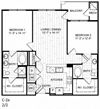 2 Bed, 2 Bath - C2.a Great 2 Bedroom Woodbridge VA Apartments