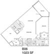 1 Bedroom + Den, 1 Bath 1023 SF B6