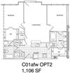 2 Bedroom, 2 Bath 118 SF C1.2