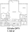 2 Bedroom, 2 Bath 118 SF C1.4