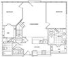 2 Bedroom + Loft, 2 Bath 1214 SF KC1L5
