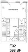 Studio Loft 736 SF KE2L