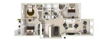 3 Bedrooms, 2 Bathrooms