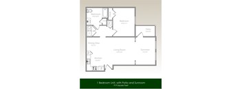 1x1 Handicap Sunroom/Patio Handicap