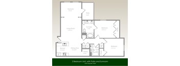2X2 Handicap Sunroom/Patio