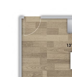 Style 106 One Bedroom - Second or Third Floor - Style 106