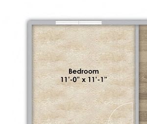 Style 201 Two Bedroom - Second of Third Floor - Style 201