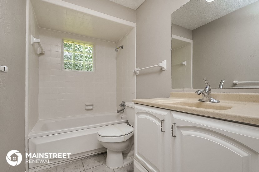 the bathroom is clean and ready to use