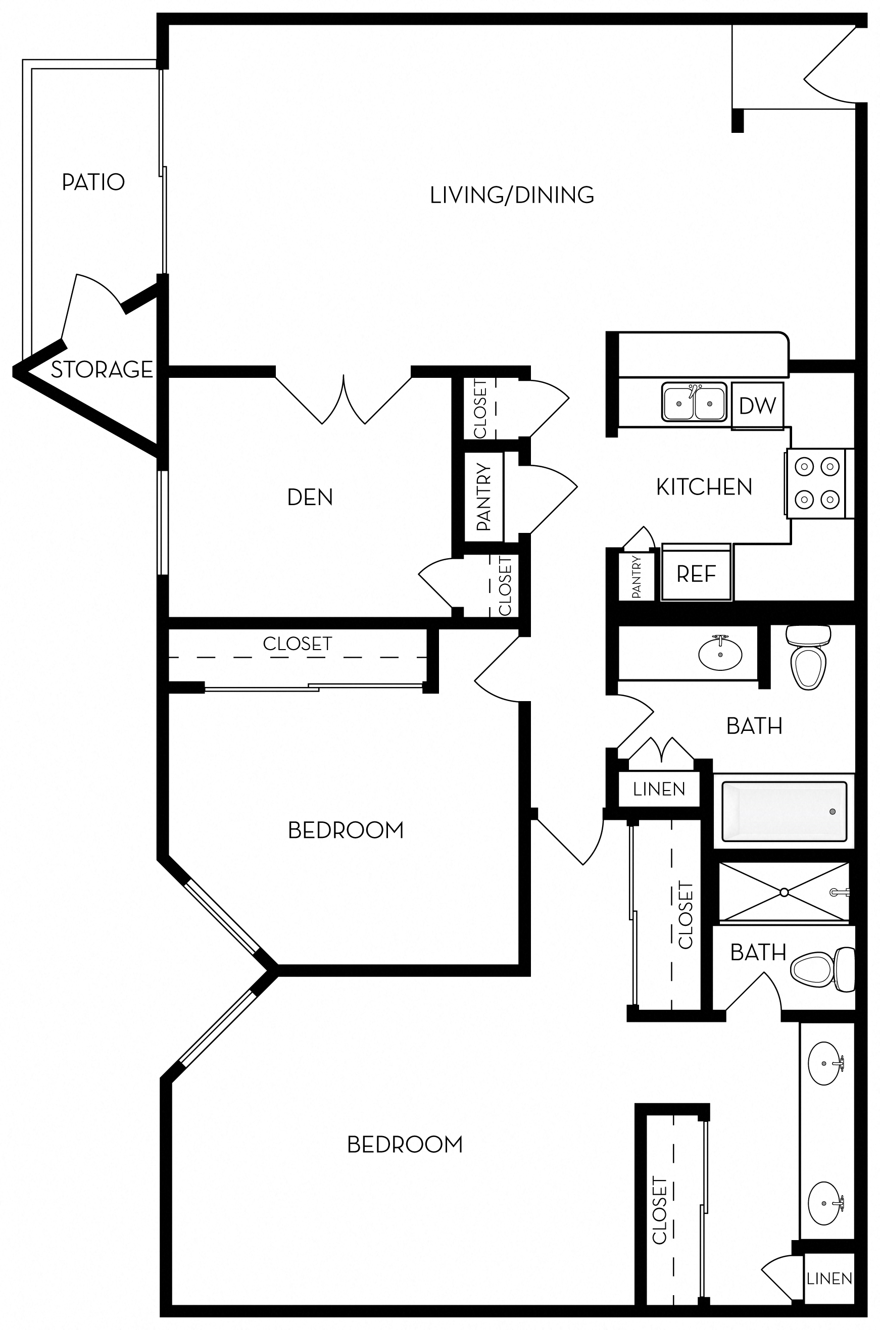 2BD-2BA W/DEN