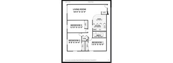 3 Bed 1 Bath