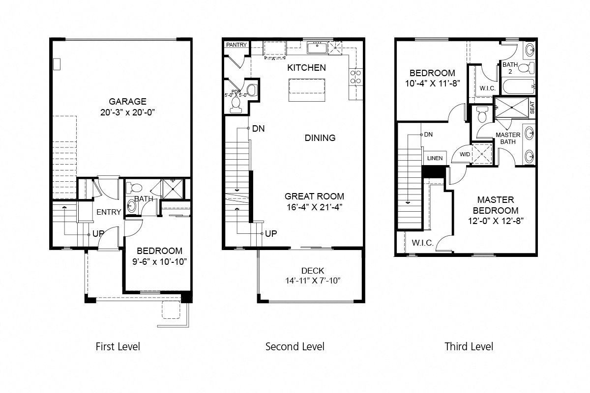 3 Bedroom Townhome Plan 5