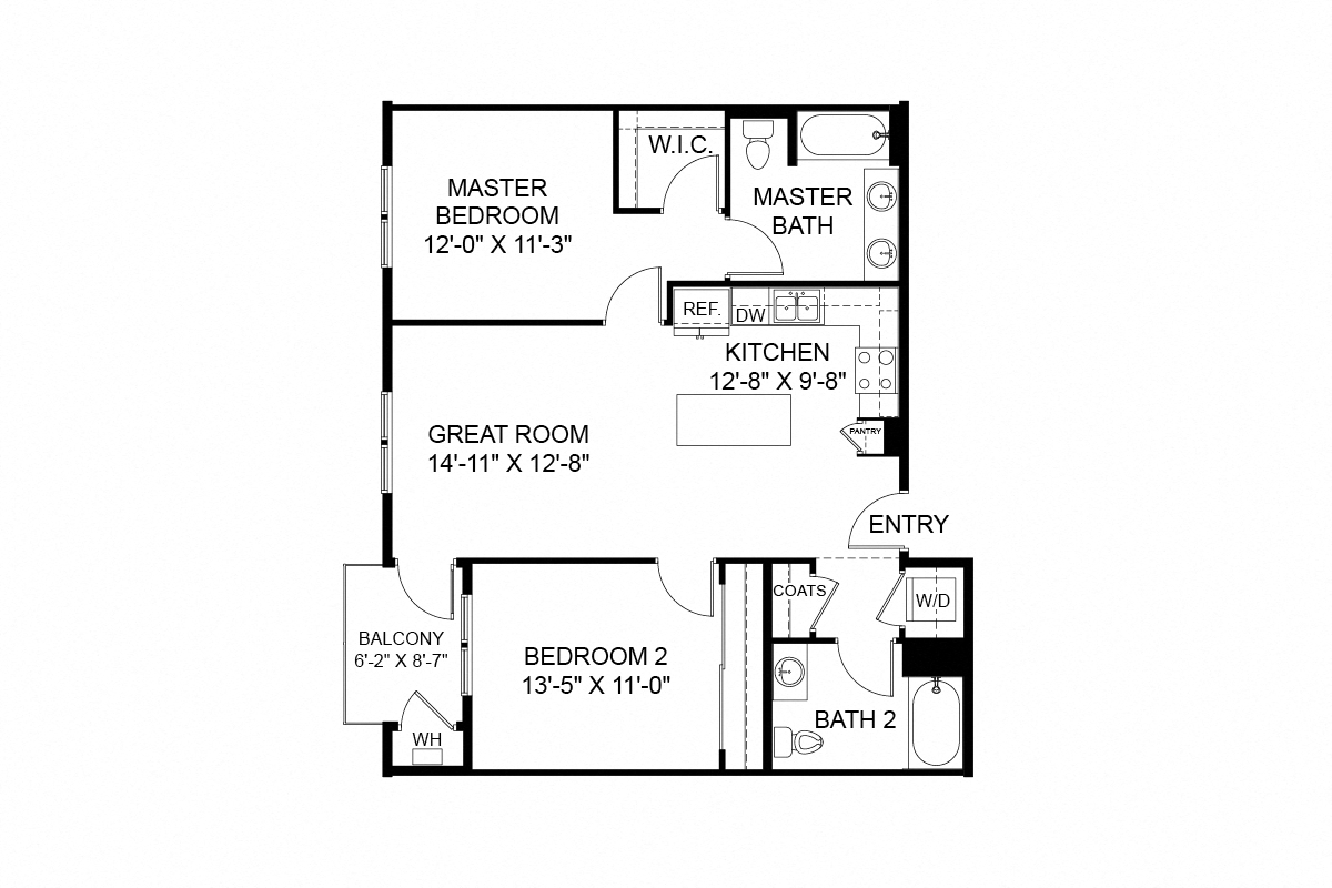 2 Bedroom 2A