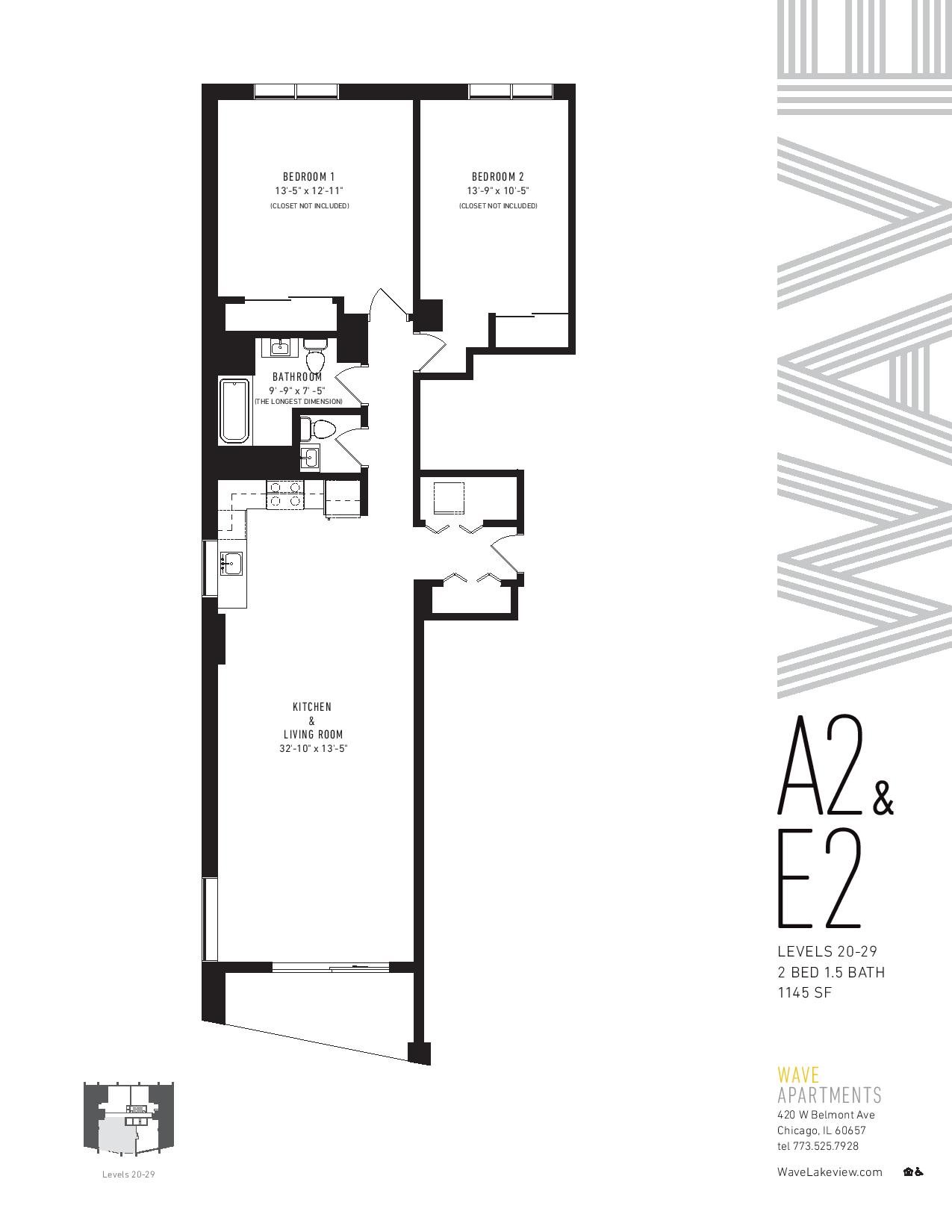 Studio, 1, & 2 Bedroom Apartments in Chicago Lakeview, IL