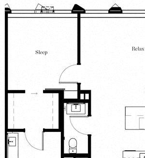 1 Bedroom 1.5 Bath 1 Bedroom 1.5 Bath