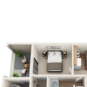 one bedroom one bathroom