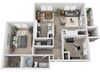 A6.1a Floor Plan A6.1a Floor Plan at Addison Park, Charlotte, NC, 28269