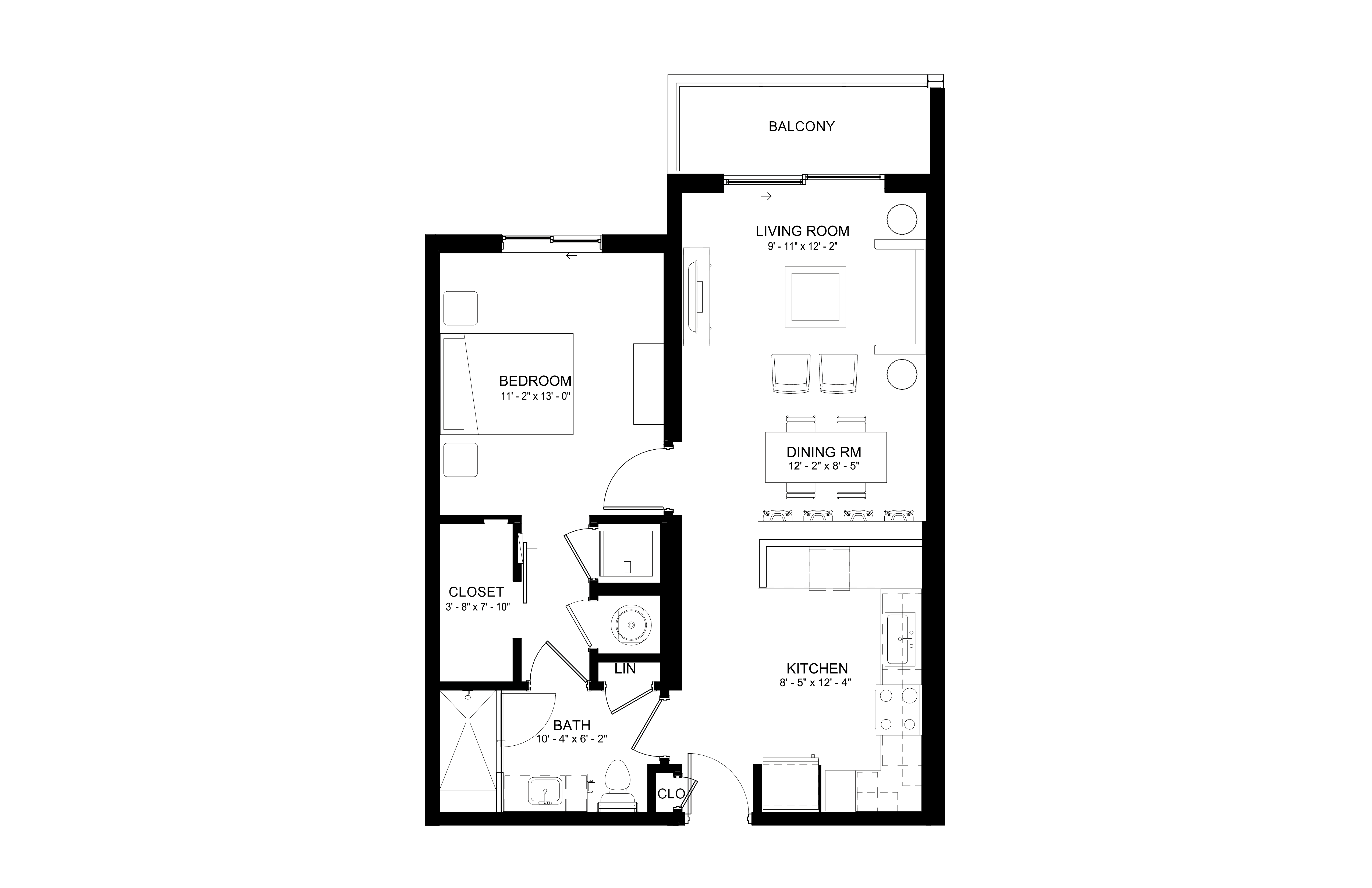 1 Bed/1 Bath-A6