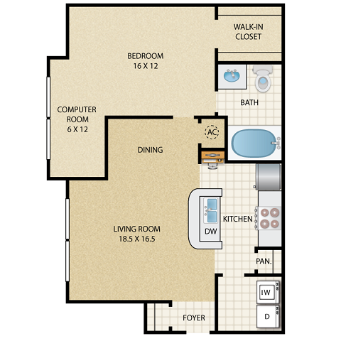 12502 Seattle Slew 1-3 Beds Apartment for Rent - Photo Gallery 26