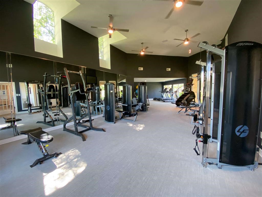 the gym at the home of person