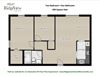 2 Bedrooms 1 Bathroom