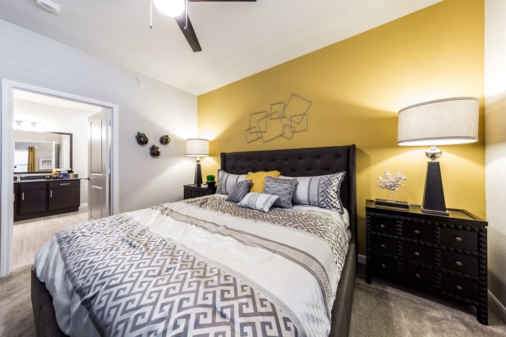 Spacious Bedroom - Access to Bathroom at Legacy Creekside Apartments, San Antonio, TX, 78251