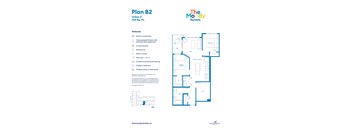 2 Bed, 1 Bath & Flex (B2)